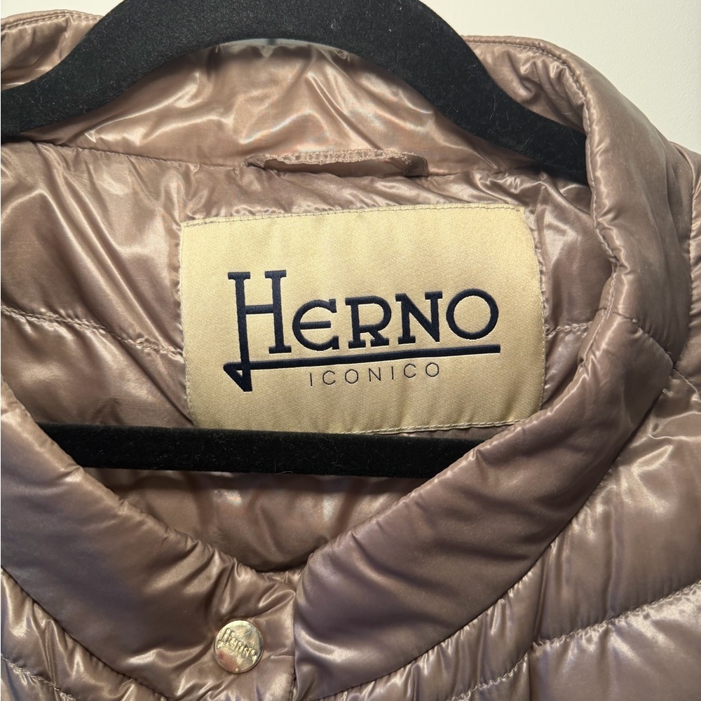 Herno Cap Sleeve Quilted Down Jacket - image 2